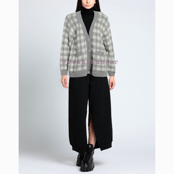 NWT Sandro Cardigan M Medium Size 2 Gris Clair